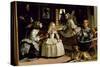 Las Meninas, Detail of the Lower Half of the Family of Philip IV (1605-65) of Spain, 1656-Diego Velazquez-Stretched Canvas
