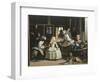 Las Meninas (Family of King Philip IV of Spain), 1656 (Detail)-Diego Velazquez-Framed Giclee Print