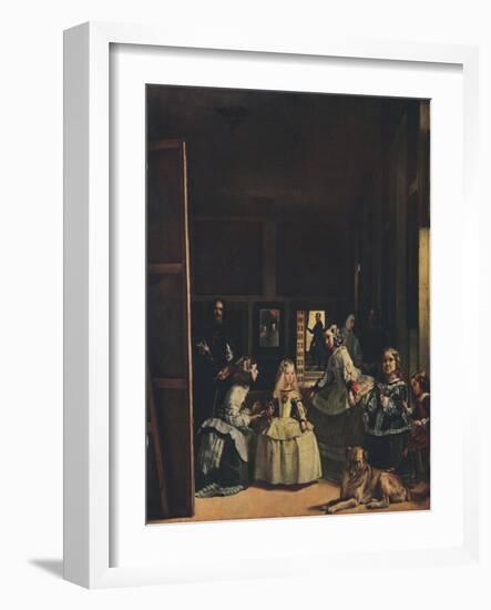 'Las Meninas, or The Family of Felipe IV', c1656-Diego Velasquez-Framed Giclee Print