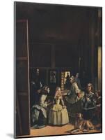 'Las Meninas, or The Family of Felipe IV', c1656-Diego Velasquez-Mounted Giclee Print