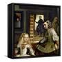 Las Meninas or the Family of Philip Iv, C.1656-Diego Velazquez-Framed Stretched Canvas
