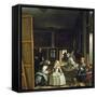 Las Meninas or the Family of Philip IV, circa 1656-Diego Velazquez-Framed Stretched Canvas