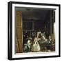 Las Meninas or the Family of Philip IV, circa 1656-Diego Velazquez-Framed Premium Giclee Print