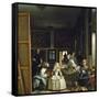 Las Meninas or the Family of Philip IV, circa 1656-Diego Velazquez-Framed Stretched Canvas