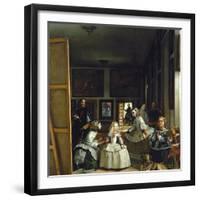 Las Meninas or the Family of Philip IV, circa 1656-Diego Velazquez-Framed Giclee Print