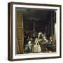 Las Meninas or the Family of Philip IV, circa 1656-Diego Velazquez-Framed Giclee Print