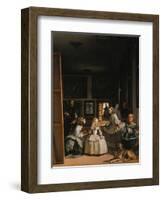 Las Meninas (The Courtladies)-Diego Velazquez-Framed Giclee Print