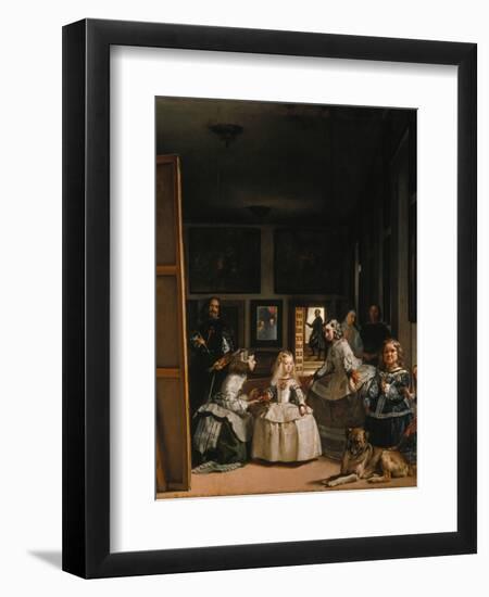 Las Meninas (The Courtladies)-Diego Velazquez-Framed Giclee Print