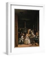 Las Meninas (The Courtladies)-Diego Velazquez-Framed Giclee Print