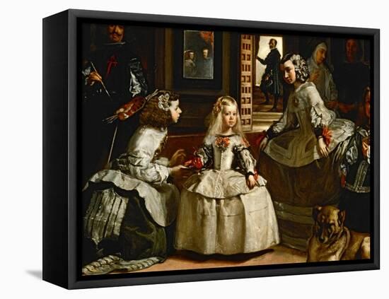 Las Meninas (The Maids of Honour), Detail-Diego Velazquez-Framed Stretched Canvas