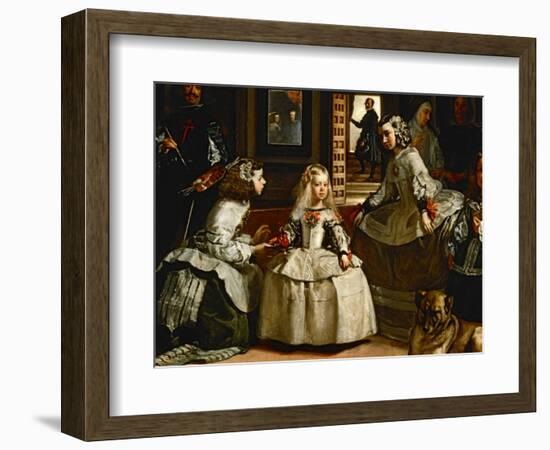 Las Meninas (The Maids of Honour), Detail-Diego Velazquez-Framed Giclee Print