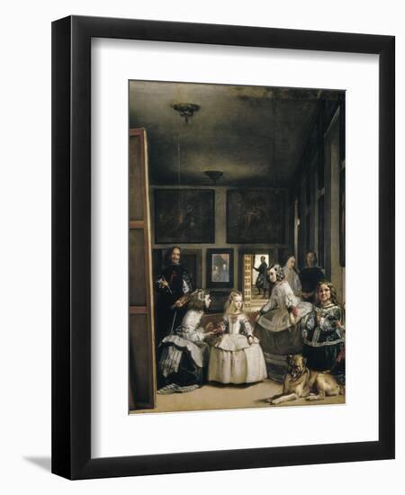 Las Meninas (The Maids of Honour or the Family of Philip IV)-Diego Velazquez-Framed Art Print