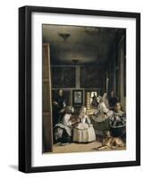 Las Meninas (The Maids of Honour or the Family of Philip IV)-Diego Velazquez-Framed Art Print