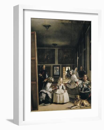 Las Meninas (The Maids of Honour or the Family of Philip IV)-Diego Velazquez-Framed Art Print