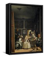 Las Meninas (With Velazquez' Self-Portrait) or the Family of Philip IV, 1656-Diego Velazquez-Framed Stretched Canvas