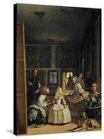 Las Meninas (With Velazquez' Self-Portrait) or the Family of Philip IV, 1656-Diego Velazquez-Stretched Canvas