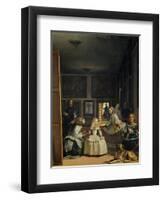 Las Meninas (With Velazquez' Self-Portrait) or the Family of Philip IV, 1656-Diego Velazquez-Framed Giclee Print