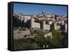 Las Murallas, Avila, Spain-Walter Bibikow-Framed Stretched Canvas