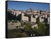 Las Murallas, Avila, Spain-Walter Bibikow-Framed Stretched Canvas