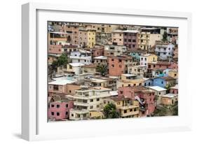 Las Penas barrio, historic centre on the hill of Cerro Santa Ana, Guayaquil, Ecuador, South America-Tony Waltham-Framed Photographic Print
