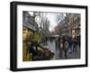 Las Ramblas in the Evening, Barcelona, Catalonia, Spain, Europe-Nick Servian-Framed Photographic Print