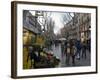 Las Ramblas in the Evening, Barcelona, Catalonia, Spain, Europe-Nick Servian-Framed Photographic Print