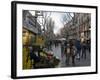 Las Ramblas in the Evening, Barcelona, Catalonia, Spain, Europe-Nick Servian-Framed Photographic Print