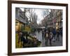 Las Ramblas in the Evening, Barcelona, Catalonia, Spain, Europe-Nick Servian-Framed Photographic Print