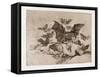 Las resultas-Francisco Jose de Goya y Lucientes-Framed Stretched Canvas