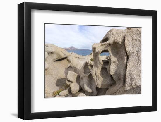 Las Serenitas, wind and wave erosion sculptures, Cabo Pulmo, UNESCO World Heritage Site, Baja Calif-Peter Groenendijk-Framed Photographic Print