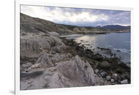 Las Serenitas, wind and wave erosion sculptures, Cabo Pulmo, UNESCO World Heritage Site, Baja Calif-Peter Groenendijk-Framed Photographic Print