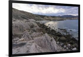 Las Serenitas, wind and wave erosion sculptures, Cabo Pulmo, UNESCO World Heritage Site, Baja Calif-Peter Groenendijk-Framed Photographic Print