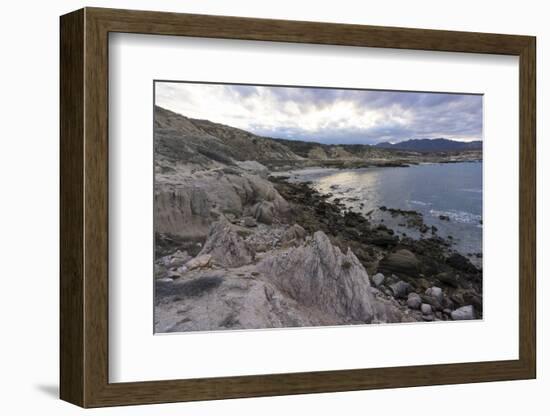 Las Serenitas, wind and wave erosion sculptures, Cabo Pulmo, UNESCO World Heritage Site, Baja Calif-Peter Groenendijk-Framed Photographic Print