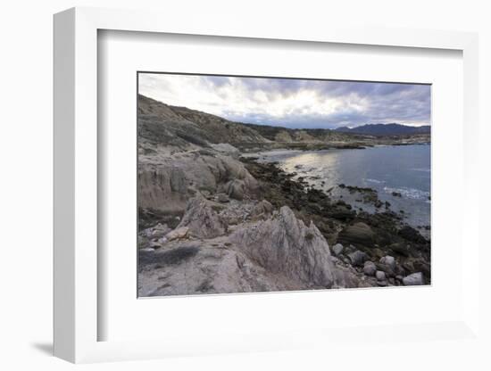 Las Serenitas, wind and wave erosion sculptures, Cabo Pulmo, UNESCO World Heritage Site, Baja Calif-Peter Groenendijk-Framed Photographic Print