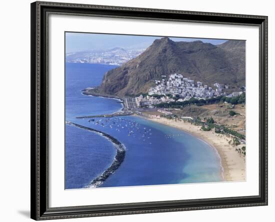 Las Teresitas Beach, Near Santa Cruz De Tenerife, Tenerife, Canary Islands, Spain, Atlantic-Adina Tovy-Framed Photographic Print