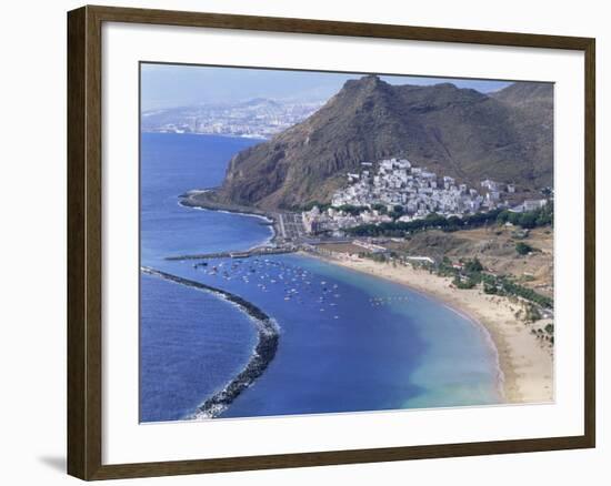 Las Teresitas Beach, Near Santa Cruz De Tenerife, Tenerife, Canary Islands, Spain, Atlantic-Adina Tovy-Framed Photographic Print