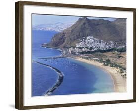 Las Teresitas Beach, Near Santa Cruz De Tenerife, Tenerife, Canary Islands, Spain, Atlantic-Adina Tovy-Framed Photographic Print