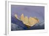 Las Torres before Sunrise. Torres Del Paine NP. Chile-Tom Norring-Framed Photographic Print