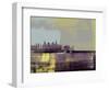 Las Vegas Abstract Skyline II-Emma Moore-Framed Art Print