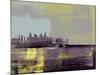 Las Vegas Abstract Skyline II-Emma Moore-Mounted Art Print