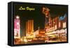 Las Vegas at Night, Nevada-null-Framed Stretched Canvas