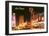 Las Vegas at Night, Nevada-null-Framed Art Print