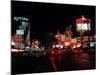 Las Vegas Boulevard Night Scenes-null-Mounted Photographic Print