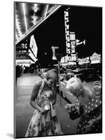 Las Vegas Chorus Girl, Kim Smith, and Her Roommate after Leaving a Casino-Loomis Dean-Mounted Photographic Print