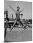 Las Vegas Chorus Girl Kim Smith at the Swimming Pool in the Sands Hotel-Loomis Dean-Mounted Photographic Print