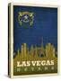 Las Vegas Flag-Red Atlas Designs-Stretched Canvas