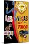 Las Vegas, Fly TWA-null-Mounted Giclee Print