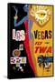 Las Vegas, Fly TWA-null-Framed Stretched Canvas