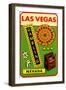 Las Vegas Gambling Motifs, Nevada-null-Framed Art Print