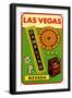 Las Vegas Gambling Motifs, Nevada-null-Framed Art Print